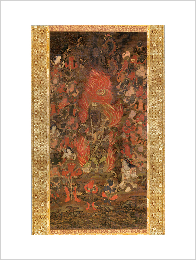 七宝泷寺绢本着色不动明王二童子四十八使者图| 构成文化财产的魅力